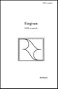 Forgiven SATB choral sheet music cover